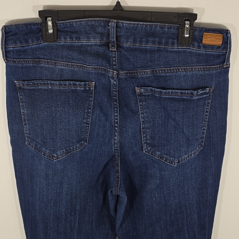 {Seven7} Jeans Women's Weekend Slim Fit Jeans - Size 14 (Avalon Blue) - Picture 11 of 16